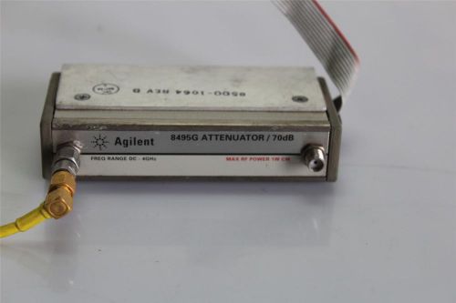 HP 8495G ATTENUATOR 70dB DC - 4GHZ   MAX RF POWER 1W CW OPT:022/011/016/H88