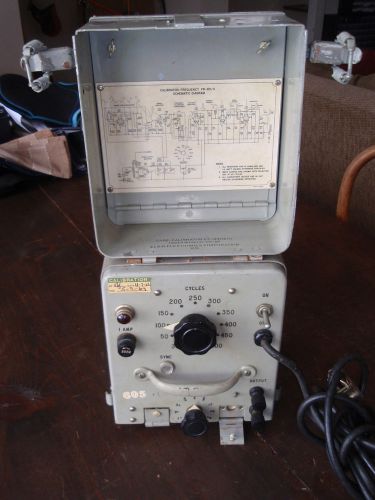 Military (Navy ?) Tube frequency calibrator FR-83/U