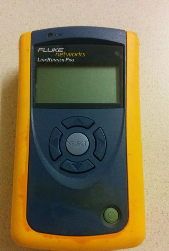 Fluke Networks LinkRunner Pro Network Multimeter For parts !!!!