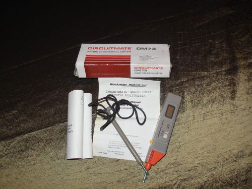 Beckman Circuitmate Digital Multimeter DM73