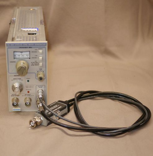 TEKTRONIX SG504 SINE WAVE GENERATOR LEVELING HEAD OSCILLOSCOPE CALIBRATION