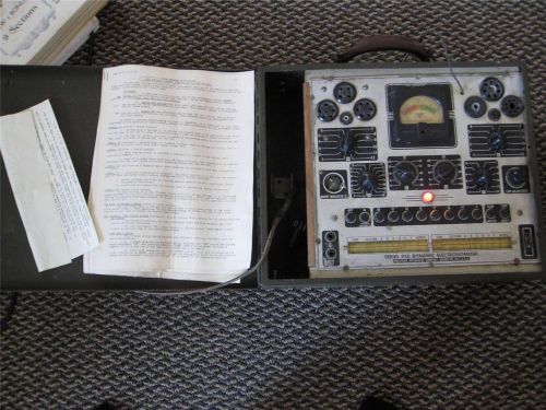 Precision Apparatus 910 Dynamic Electronometer Tube Tester w Instruction Manual