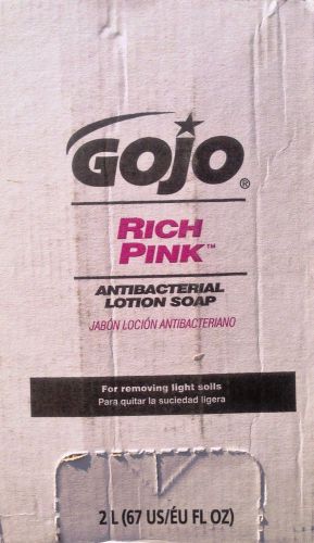 Brand New GOJO RICH PINK Antibacterial Lotion Hand Soap Refill - GOJ7220