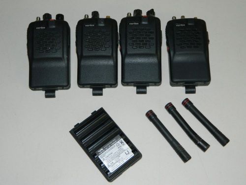 Vertex 8ch 450-490mhz handheld radio vx-400u, k66vx-400u,   --4x walkie talkie-- for sale