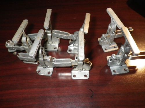 LOT OF 7 DE STA CO 102-T STANDARD, T-HANDLE, U-BAR, FLANGED BASE,