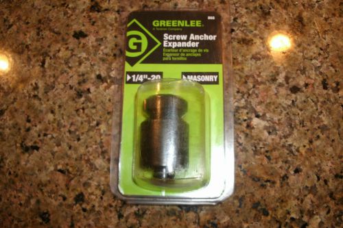 Greenlee #868 1/4&#034;- 20 Masonry Screw Anchor Expander