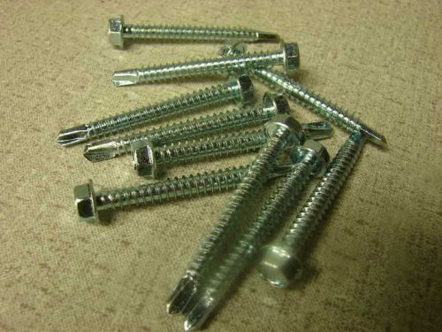 Rockford 5716-301 Hex Washer Head Self Drill Screw #12 x 2&#034;  100 pcs