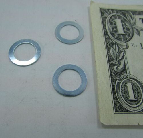 Lot 100 steel flat thin shim washers .586&#034; x .400&#034; x .023&#034; tiger switch spacer for sale