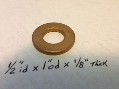 Oilite Thrust Washer Bronze New 1/2 id Bushing Brass bearing bush sleeve spacer