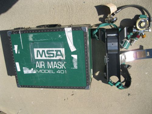 MSA MODEL 401  HARNESS / AIR TANK HOLDER