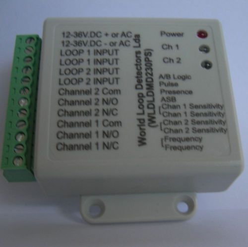 Vehicle loop detector.dual.12-36v.ac/dc+change-over contact relays;a real first! for sale