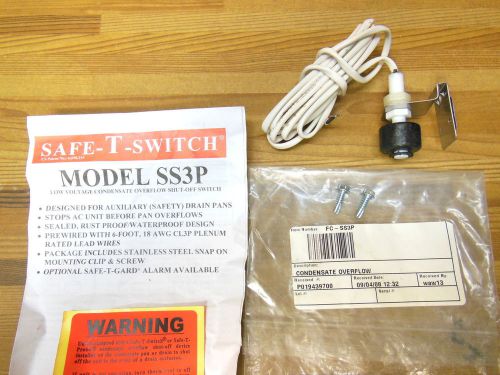 safe-t-switch Model SS3P Condensate Overflow shut off switch