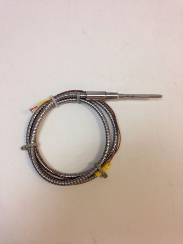 Thermocouple Type K 2&#034; Long Tube x 3/16&#034; Diameter