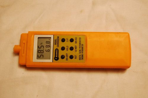 Mannix Model SAM990DW Digital Sling Psychrometer Thermo