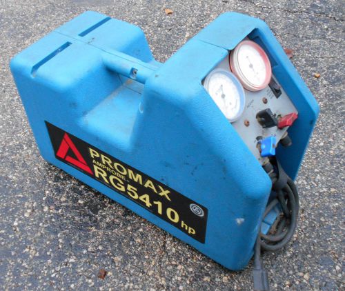 Used Promax Amprobe RG5410HP Refrigerant Recovery Machine HVAC