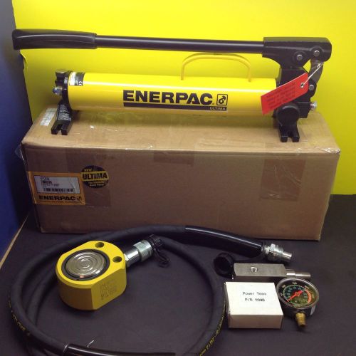 ENERPAC RSM300 LOW HEIGHT HYDRAULIC CYLINDER SET P39 PUMP SPX 9040 GAUGE