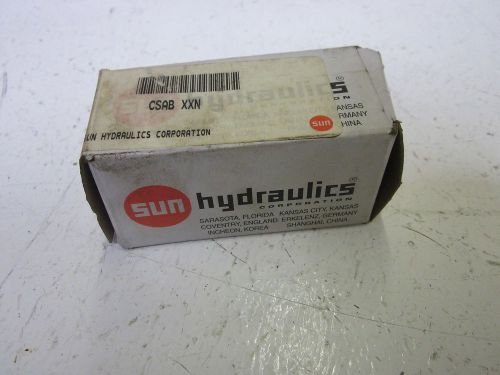 SUN HYDRAULICS CSAB-XXN HYDRAULIC VALVE  *NEW IN A BOX*