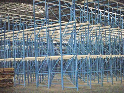 USED STRUCTURAL DRIVE IN DRIVE THROUGH STRUCTURAL PALLET RACK SYSTEM