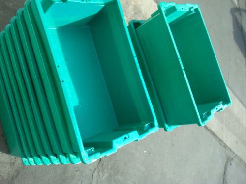 2 DOZ (24) X COMMERCIAL PALLET SHELVE WAREHOUSE STORAGE SHELVING TOTE BIN TUBS