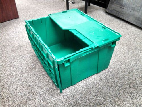 Orbis FP261 GREEN FLIP-TOP BINS 23.9&#034; x 19.6&#034; x 12.6&#034;