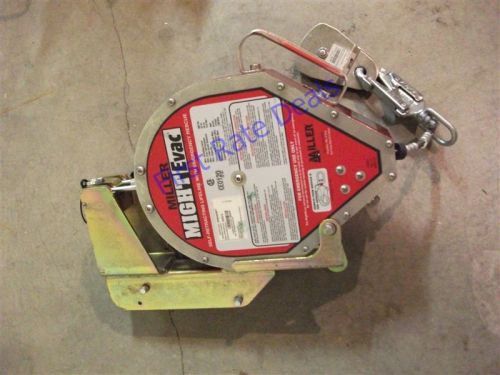 Mr50gb/50ft miller mightevac srl lifeline with bracket 50ft galv self retracting for sale