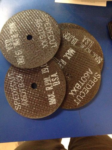 (25) SPEDECUT #A60TBXX CUT-OFF WHEEL  ( 4x1/8&#034;x3/8&#034;) (25)