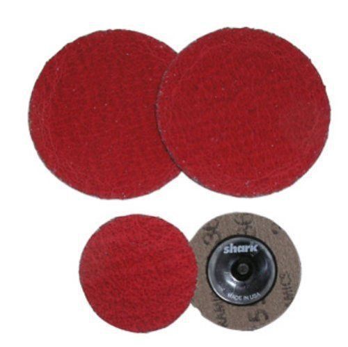Shark industries ltd 12621 2&#034;24 red grit ceramic mini grinding discs/25 pack for sale
