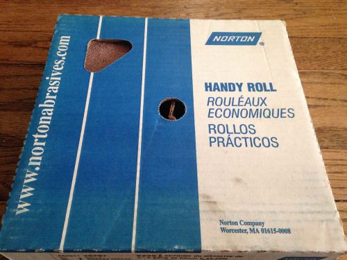 Norton Handy Roll  P120 Grit 2&#039;&#039; x 50 YD Sand Paper-New