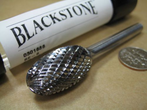 New carbide 5/8&#034; blackstone oval burr deburring cutting bur machinist tool bit for sale