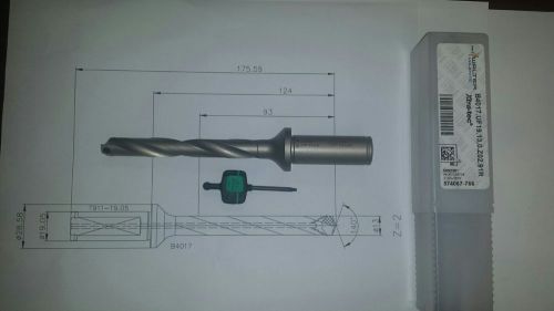 NEW WALTER VALENITE B4017.UF19.13,0.Z02.91R  13MM INDEXABLE INSERT DRILL HOLDER