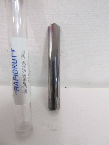 RapidKut DD561209, 3/8&#034; Solid Carbide Spade Drill