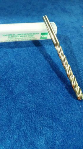 Ham precision 6.00mm (0.2362&#034;) solid carbide drill, coolant-thru for sale