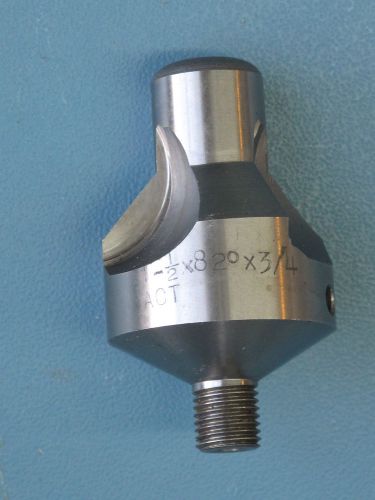 3/4&#034; Pilot 1-1/2&#034; Body HSS 82° 7/16x20 Thread Countersink Cutter