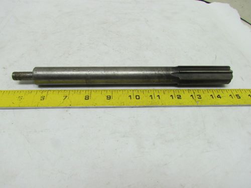 1&#034; High Speed Steel Chucking Reamer Straight Flute 0.420 Reduced Shank Straight