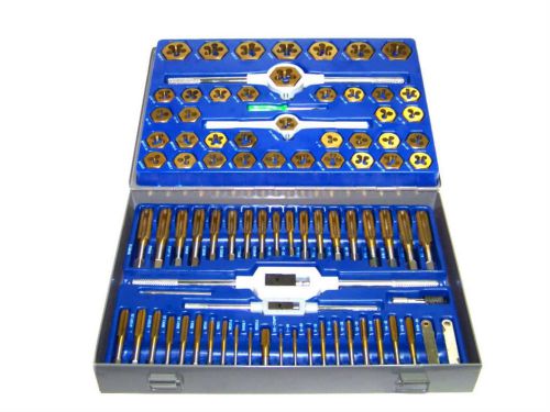 86pc Tap and Die Combination Set Tungsten Steel Titanium SAE AND METRIC Tools