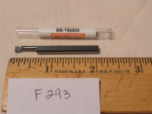 1 NEW MICRO 100 SOLID CARBIDE BORING BAR.   BB-160500             {F293}