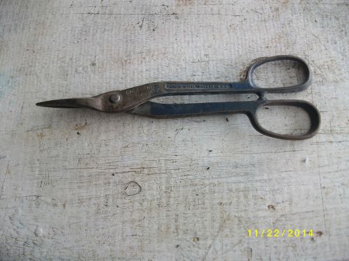 Vintage Crescent T-412 Metal shears USA Lot 14-35-4