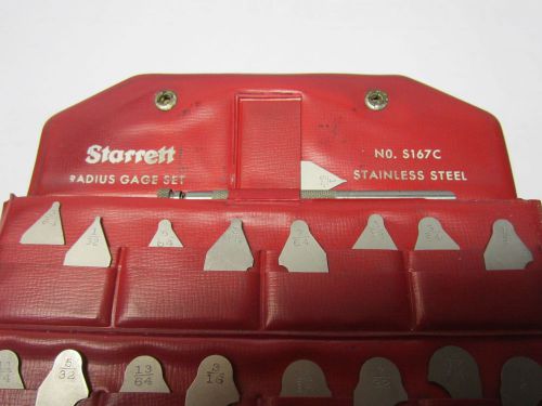 STARRETT - RADIUS GAGE SET