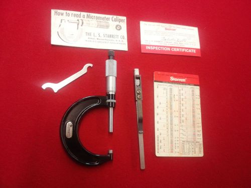 STARRETT 436MRL-50 Metric Micrometer 25-50mm