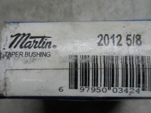 (PK-1) 1 NEW MARTIN 2012 5/8 TAPER BUSHING