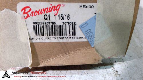 BROWNING Q1-1-15/16 SPLIT TAPER BUSHING, 1 15/16&#034;,DUCTILE IRON, NEW