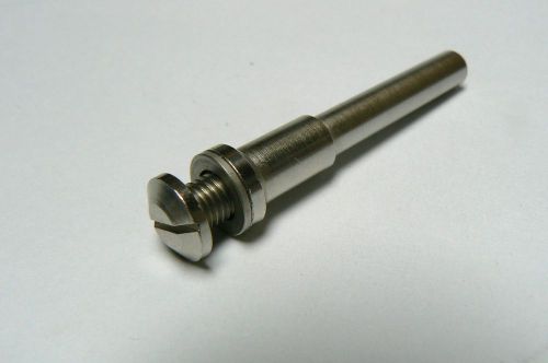 MINI MANDREL SCREW HEAD MANDREL MINIATURE 1/4&#034; SHANK &amp; 1/4&#034; SCREW 2-1/8&#034; LONG