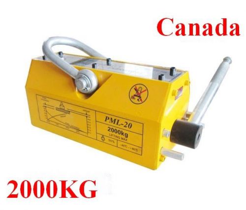 2000 kg steel magnetic lifter heavy duty crane hoist lifting magnet 4400lb for sale