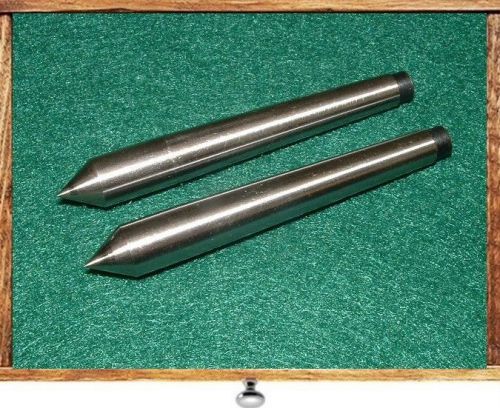 LOT OF 2 LATHE MT0 CARBON STEEL DEAD CENTERS CRAFTSMAN AA 109