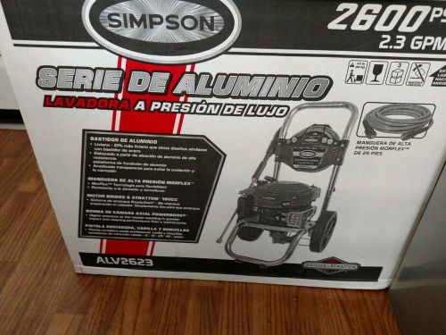 New, Simpson Premium Pressure Washer 2 600 series gas pressure