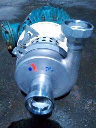 5 HP APV / Alfa Laval 2.5&#034; x 2&#034; Stainless Centrifugal Pump - Hazardous Locations