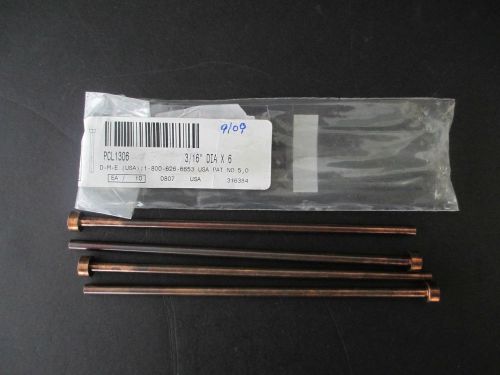 4-----dme pcl-1306 (3/16&#034; x 6&#034; long) high performance core pins  (copper) for sale