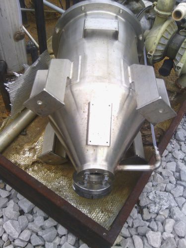 LEE Stainless Cone Bottom Mixer 19.8CBT with Lightnin Vektor Drive 230/460v/3ph