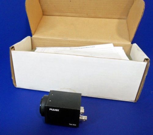 PULNIX TM-7EX MONOCHROME 1/2&#034; MACHINE VISION CCD VIDEO CAMER, NIB