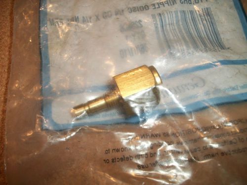 New miller welding fitting,brass nipple qdisc 1/4 od x 1/4 npt female for sale